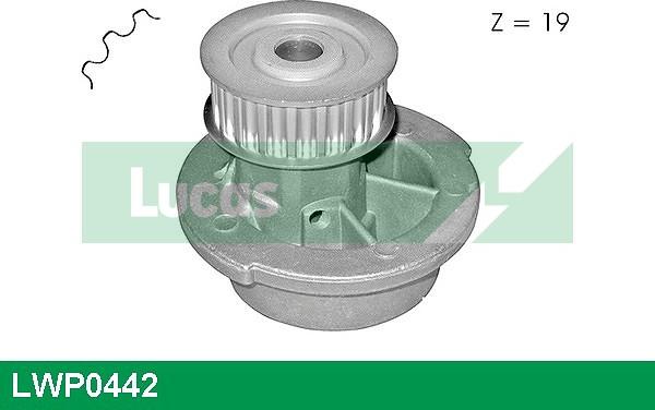LUCAS LWP0442 - Water Pump autospares.lv
