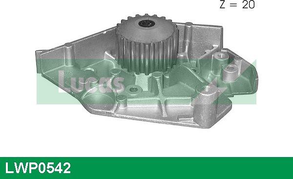 LUCAS LWP0542 - Water Pump autospares.lv