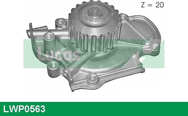 LUCAS LWP0563 - Water Pump autospares.lv