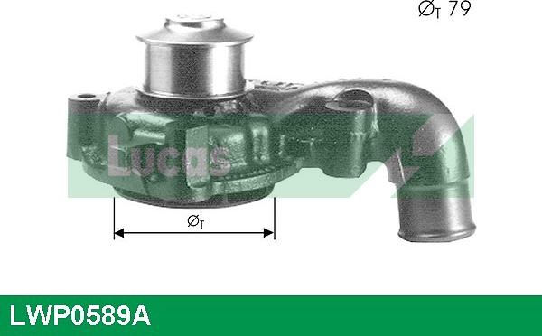LUCAS LWP0589A - Water Pump autospares.lv