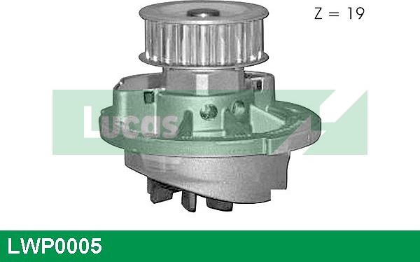 LUCAS LWP0005 - Water Pump autospares.lv