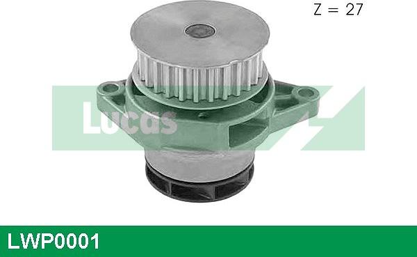 LUCAS LWP0001 - Water Pump autospares.lv