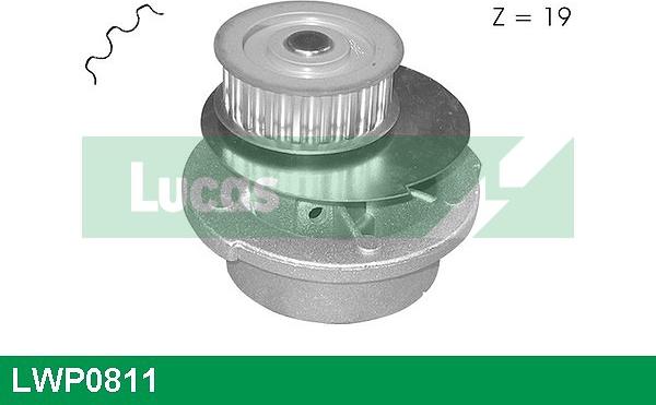 LUCAS LWP0811 - Water Pump autospares.lv