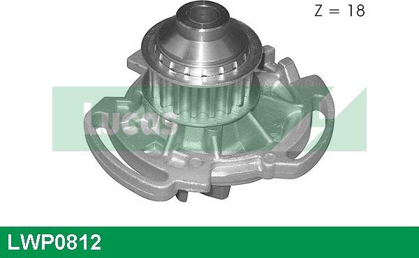 LUCAS LWP0812 - Water Pump autospares.lv