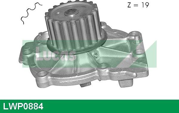 LUCAS LWP0884 - Water Pump autospares.lv