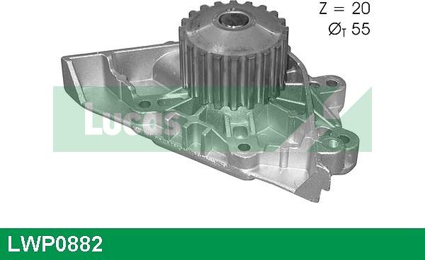 LUCAS LWP0882 - Water Pump autospares.lv