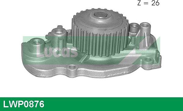 LUCAS LWP0876 - Water Pump autospares.lv