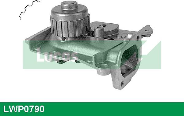 LUCAS LWP0790 - Water Pump autospares.lv