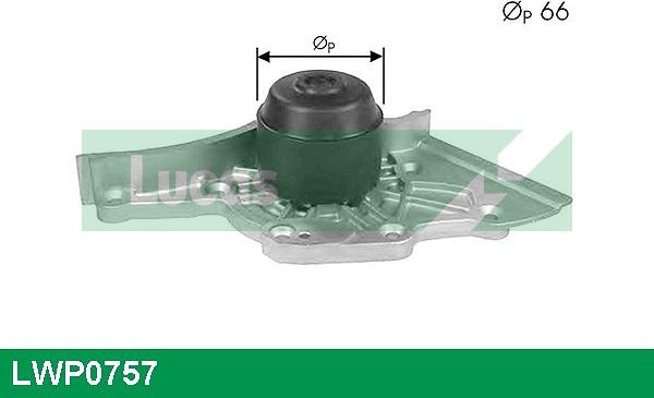 LUCAS LWP0757 - Water Pump autospares.lv