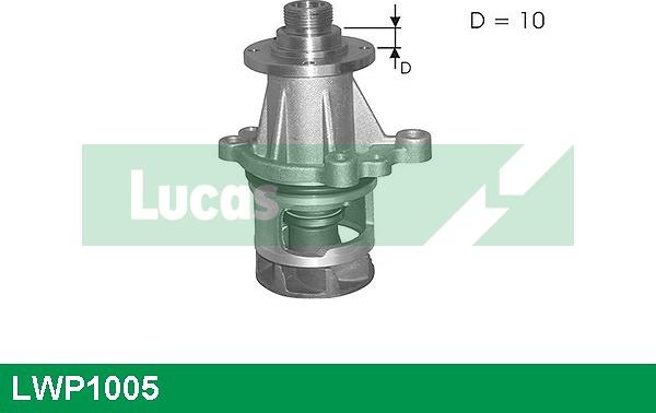 LUCAS LWP1005 - Water Pump autospares.lv