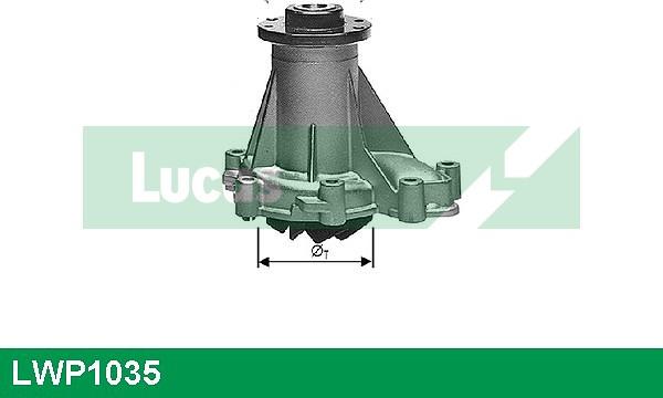 LUCAS LWP1035 - Water Pump autospares.lv