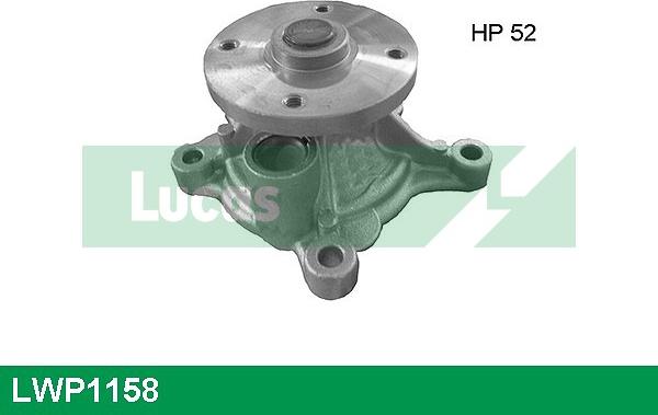 LUCAS LWP1158 - Water Pump autospares.lv