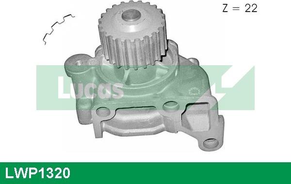 LUCAS LWP1320 - Water Pump autospares.lv