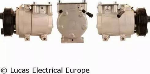 Lucas Electrical ACP983 - Compressor, air conditioning autospares.lv