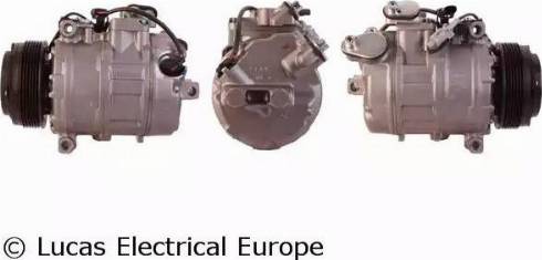 Lucas Electrical ACP927 - Compressor, air conditioning autospares.lv