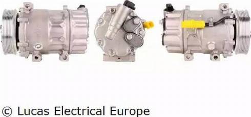 Lucas Electrical ACP499 - Compressor, air conditioning autospares.lv