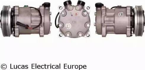 Lucas Electrical ACP408 - Compressor, air conditioning autospares.lv