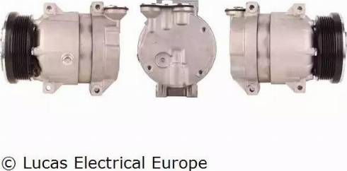 Lucas Electrical ACP480 - Compressor, air conditioning autospares.lv