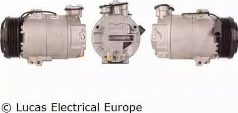 Lucas Electrical ACP483 - Compressor, air conditioning autospares.lv