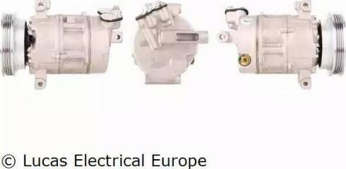 Lucas Electrical ACP474 - Compressor, air conditioning autospares.lv