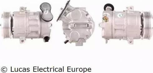 Lucas Electrical ACP476 - Compressor, air conditioning autospares.lv