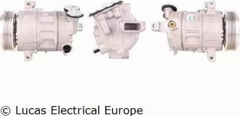 Lucas Electrical ACP478 - Compressor, air conditioning autospares.lv