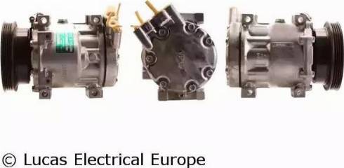Lucas Electrical ACP596 - Compressor, air conditioning autospares.lv
