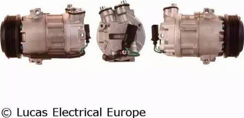 Lucas Electrical ACP598 - Compressor, air conditioning autospares.lv