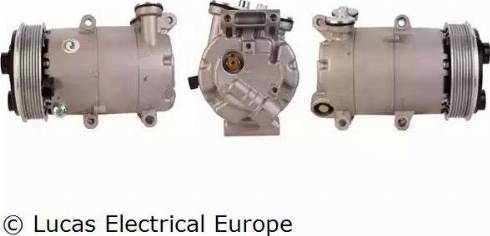 Lucas Electrical ACP549 - Compressor, air conditioning autospares.lv