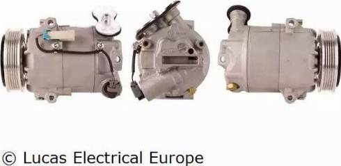 Lucas Electrical ACP522 - Compressor, air conditioning autospares.lv