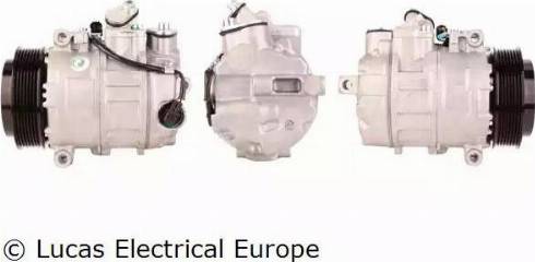 Lucas Electrical ACP655 - Compressor, air conditioning autospares.lv