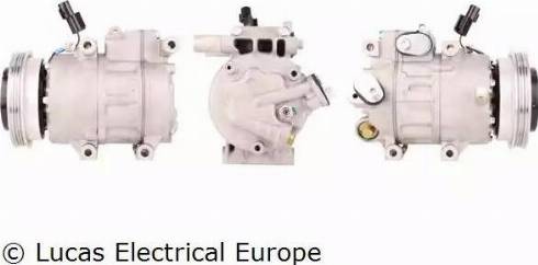 Lucas Electrical ACP652 - Compressor, air conditioning autospares.lv