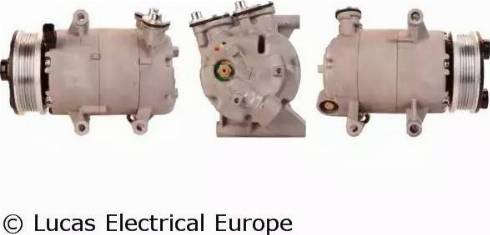 Lucas Electrical ACP683 - Compressor, air conditioning autospares.lv