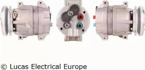 Lucas Electrical ACP627 - Compressor, air conditioning autospares.lv