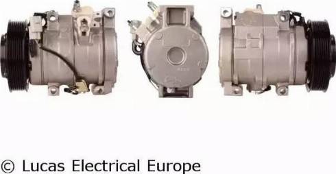 Lucas Electrical ACP671 - Compressor, air conditioning autospares.lv