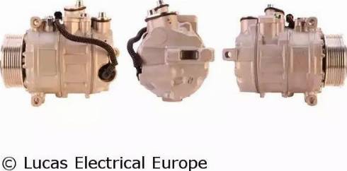 Lucas Electrical ACP01023 - Compressor, air conditioning autospares.lv