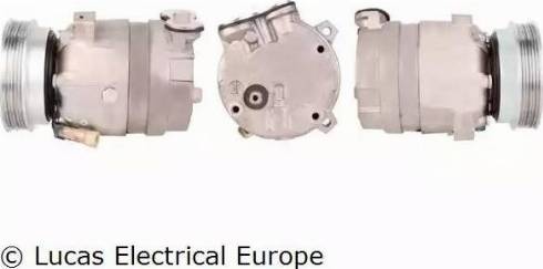 Lucas Electrical ACP196 - Compressor, air conditioning autospares.lv