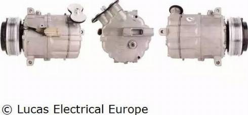 Lucas Electrical ACP198 - Compressor, air conditioning autospares.lv