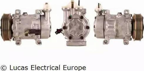 Lucas Electrical ACP197 - Compressor, air conditioning autospares.lv