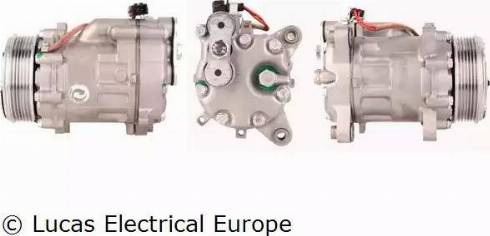 Lucas Electrical ACP148 - Compressor, air conditioning autospares.lv