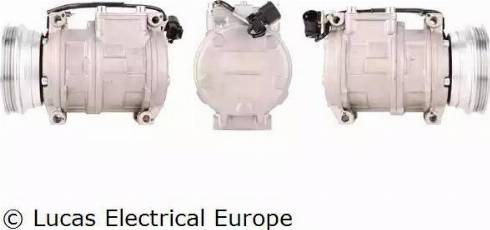 Lucas Electrical ACP153 - Compressor, air conditioning autospares.lv