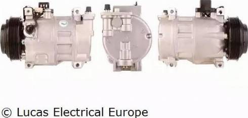 Lucas Electrical ACP157 - Compressor, air conditioning autospares.lv