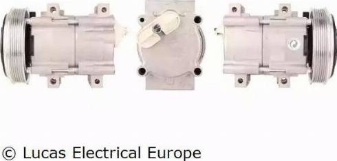 Lucas Electrical ACP166 - Compressor, air conditioning autospares.lv