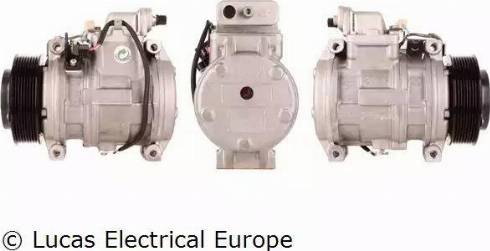 Lucas Electrical ACP114 - Compressor, air conditioning autospares.lv