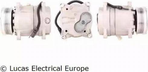 Lucas Electrical ACP129 - Compressor, air conditioning autospares.lv