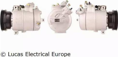 Lucas Electrical ACP123 - Compressor, air conditioning autospares.lv