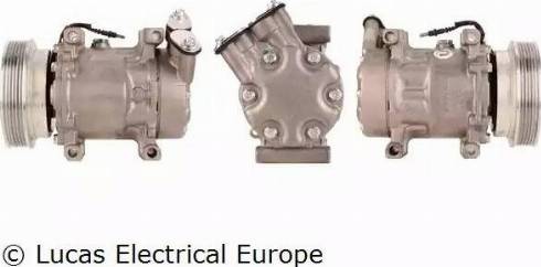 Lucas Electrical ACP178 - Compressor, air conditioning autospares.lv