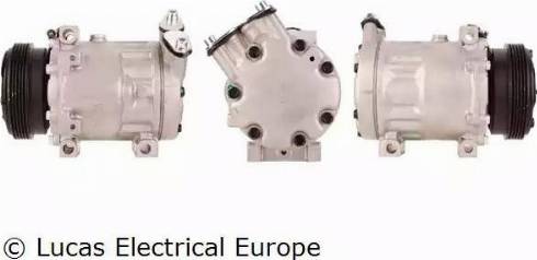 Lucas Electrical ACP177 - Compressor, air conditioning autospares.lv