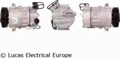 Lucas Electrical ACP855 - Compressor, air conditioning autospares.lv