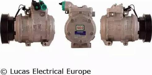 Lucas Electrical ACP864 - Compressor, air conditioning autospares.lv